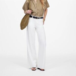 NWOT Madewell Women's Petite Superwide-Leg Jeans Airy Denim Edition 33P‎ White